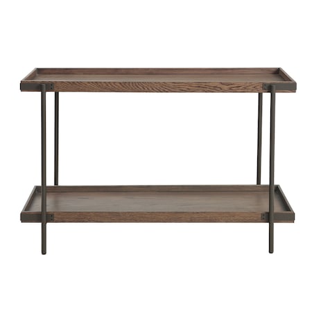 Alaterre Furniture 48 X 18 X 30, Oak Top, Rustic Brown ANKY10RBG